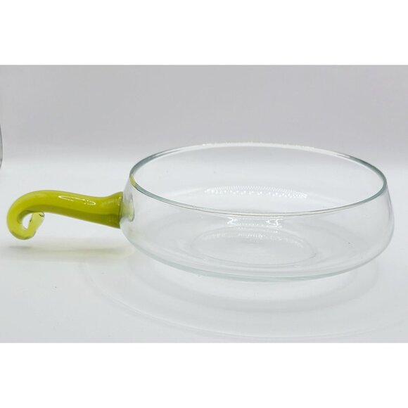 MCM Empoli Handblown Serving Bowl with Green Handle Great Vintage Piece - Picture 4 of 9